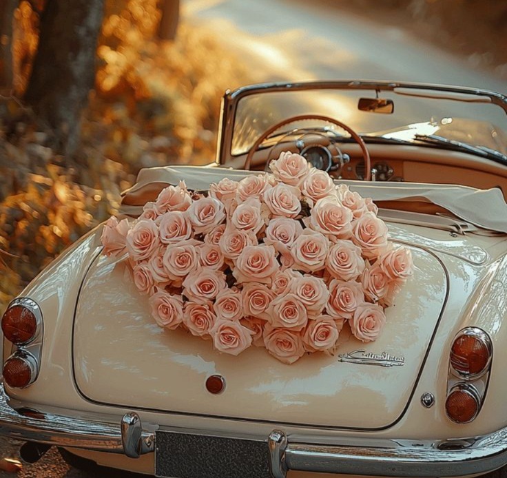 Car  Flower Bouquet